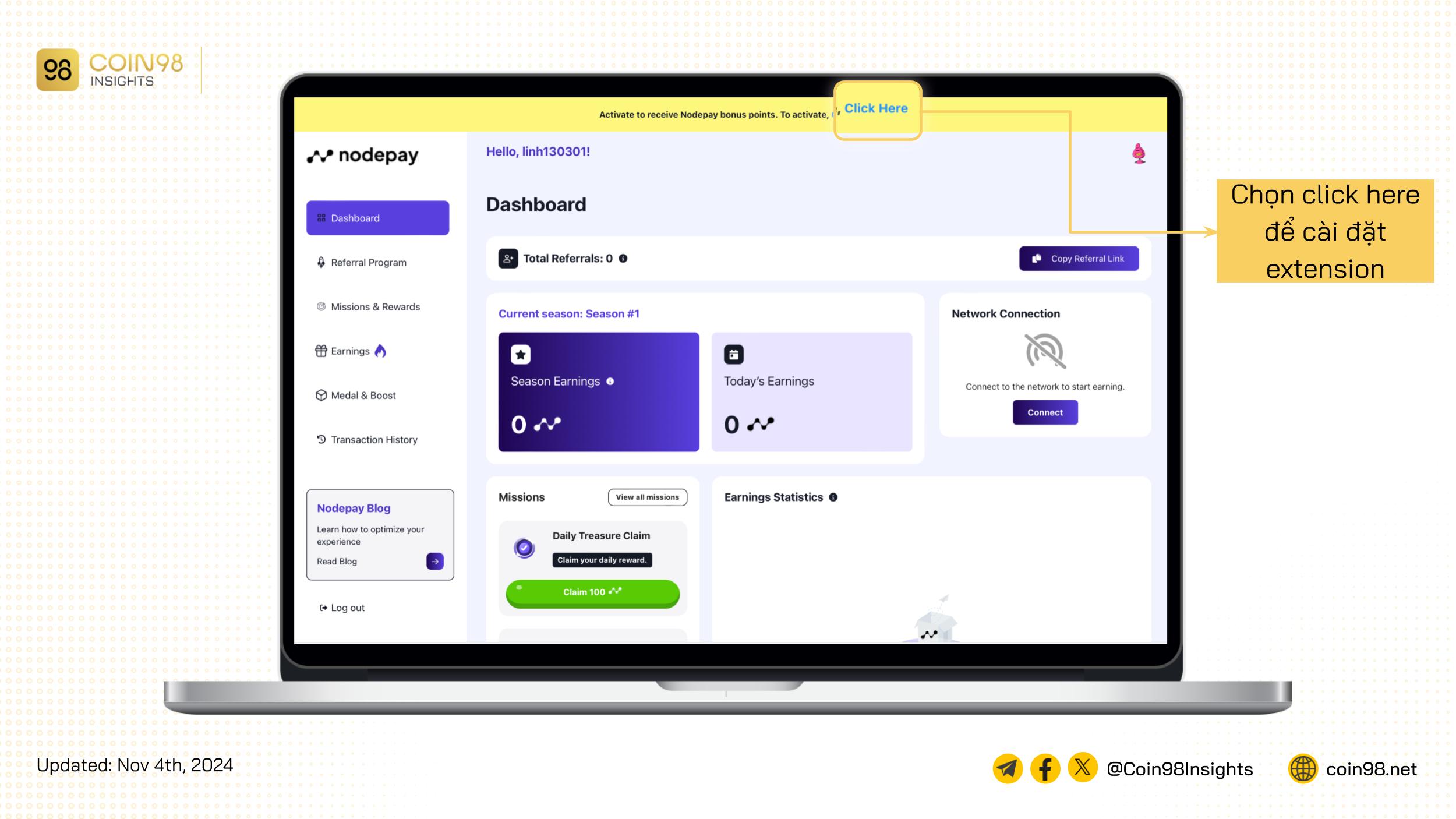 nodepay dashboard