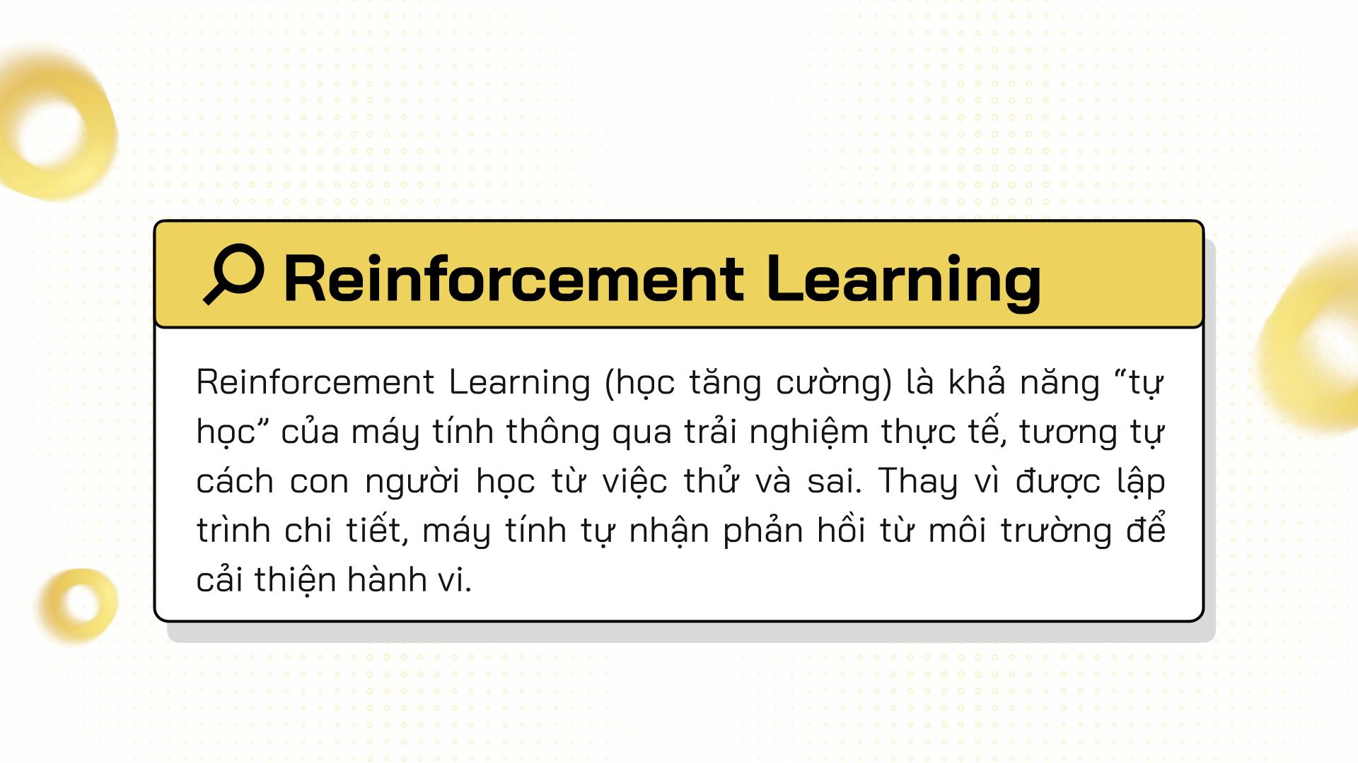 reinforcement learning là gì